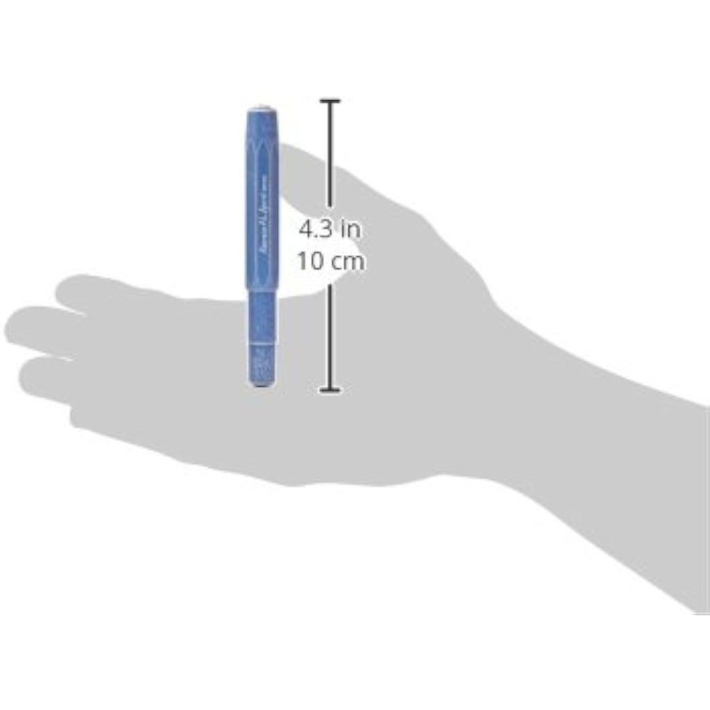 Kaweco AL Sport Fountain Pen – Stonewashed Blue Aluminium, EF Nib