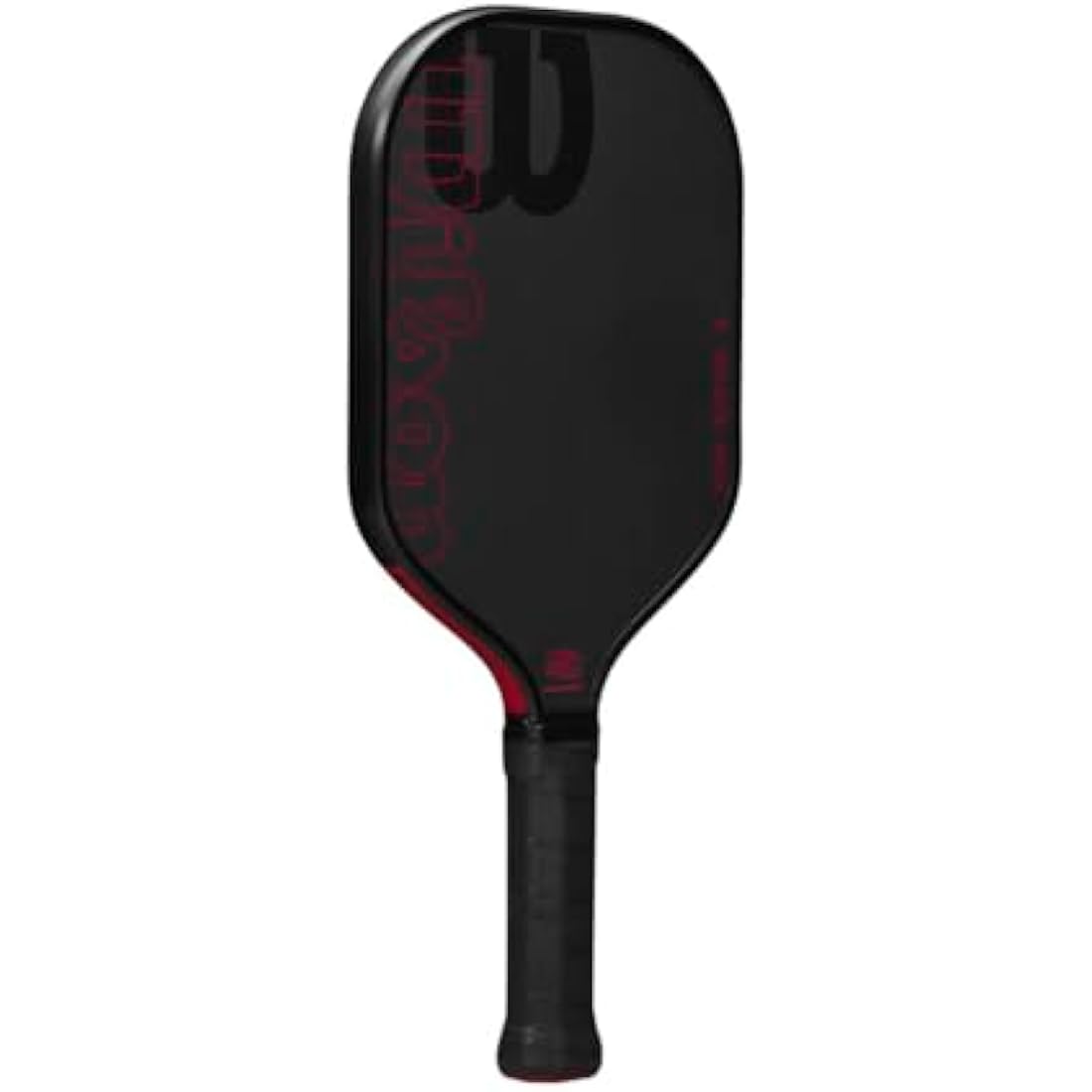 Wilson Blaze Tour 16 Pickleball Paddle – Raw Carbon Fiber, Black/Red