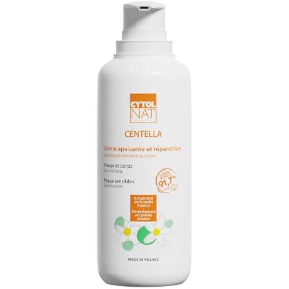 CYTOLNAT Centella Soothing and Repairing Cream – Sensitive Skin – 400 ml