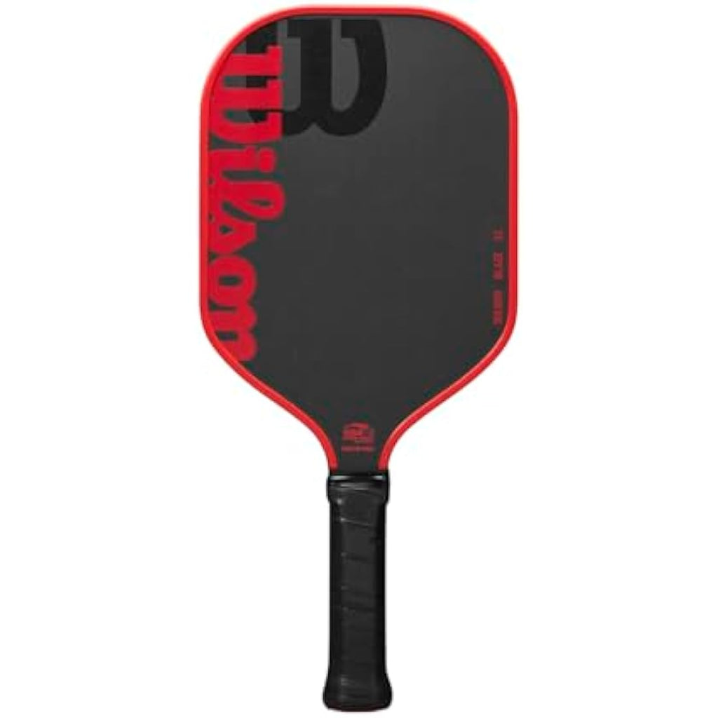 Wilson Blaze 13 Pickleball Paddle – Carbon Fiber Power Bat, Black/Red