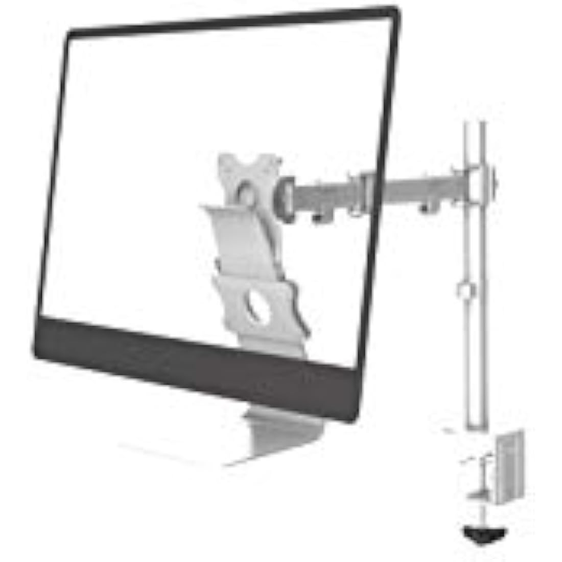 Newstar VESA Mount Adapter Plate for Apple iMac 21.5-27" – Silver