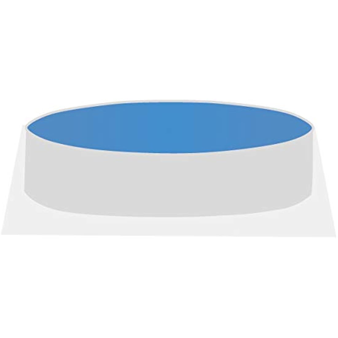 Steinbach Round Pool Liner - 350 x 90 cm UV-Resistant Blue Foil