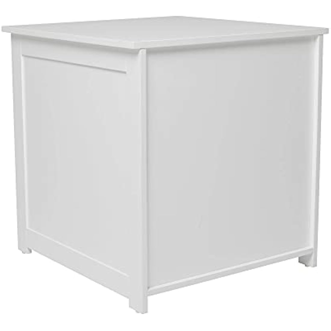 Zoovilla Kitty Litter Loo – Hidden Litter Box Furniture Enclosure, White