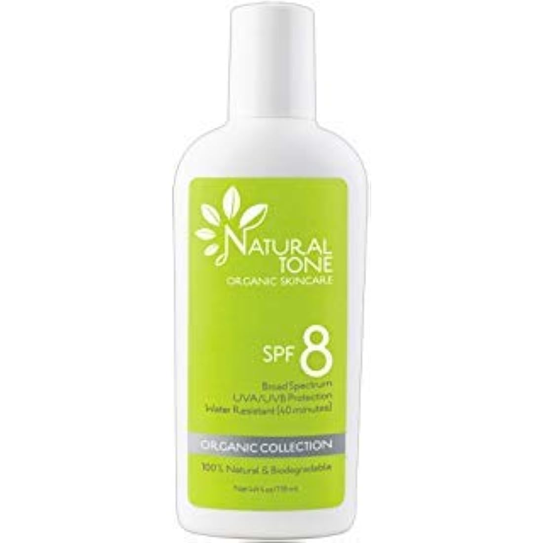 Natural Tone Organic SPF 8 Mineral Sunscreen | Zinc Oxide & Reef Safe