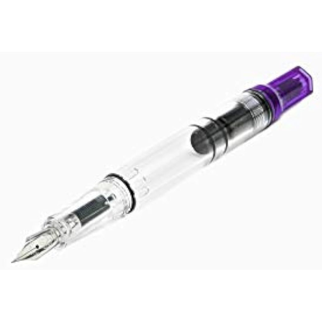 Twsbi Eco Fountain Pen – Transparent Purple Resin – Medium Nib