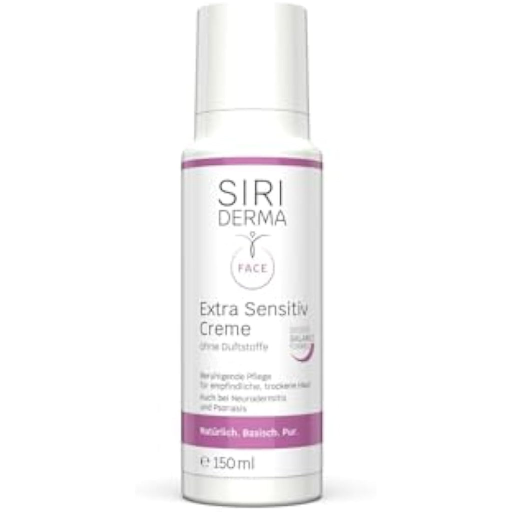 Siriderma Extra Sensitive Skin Cream – Unscented Hypoallergenic 150ml