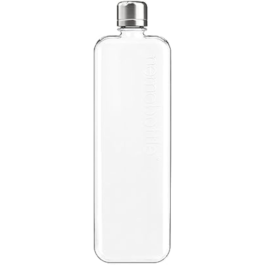 Memobottle Original Slim Flat Water Bottle | Leakproof Stainless Steel Lid