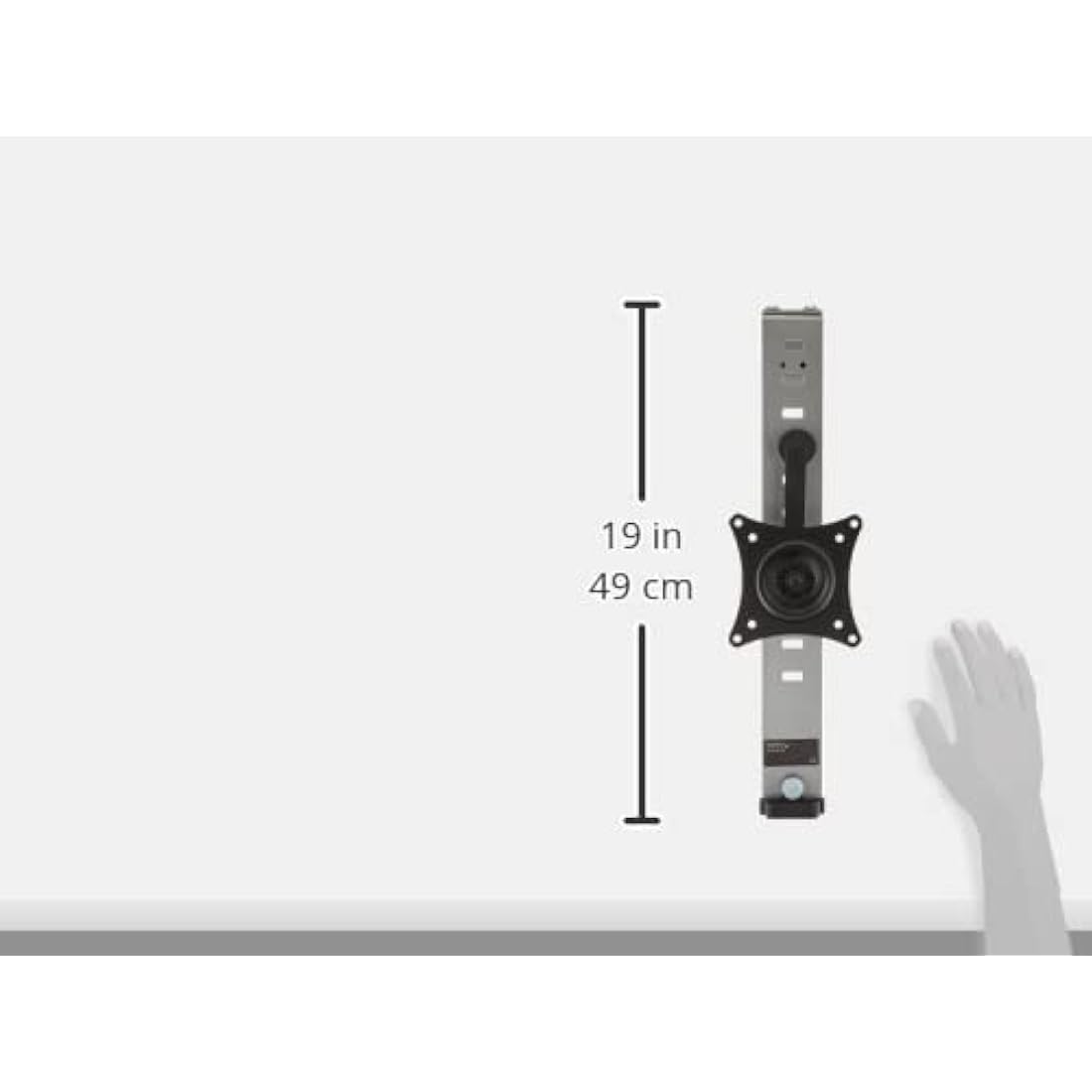 StarTech.com Cubicle Monitor Mount | Height Adjustable VESA Hanger