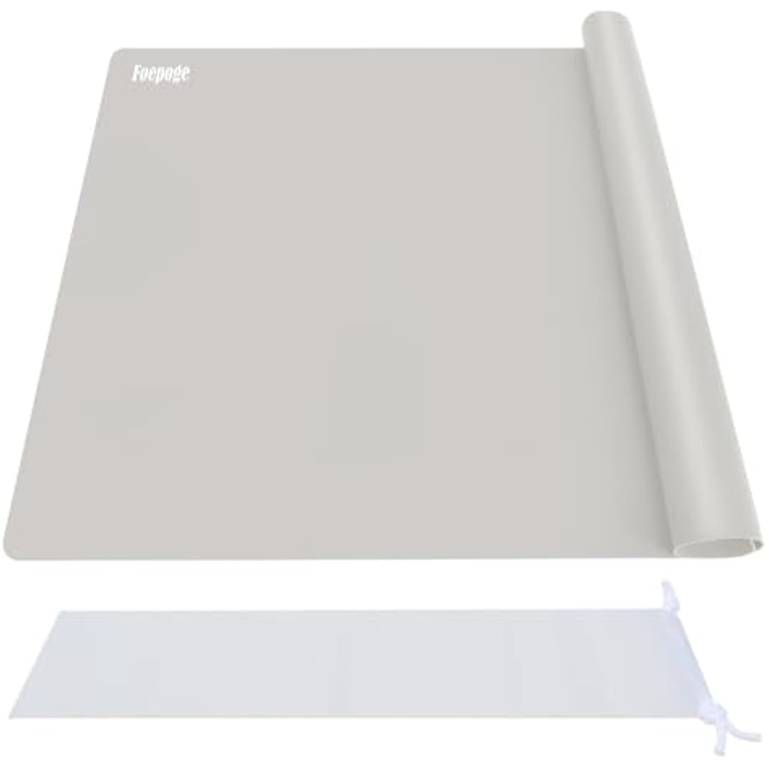 Foepoge Extra Large Silicone Craft Mat – 71x51cm Heat Resistant Grey