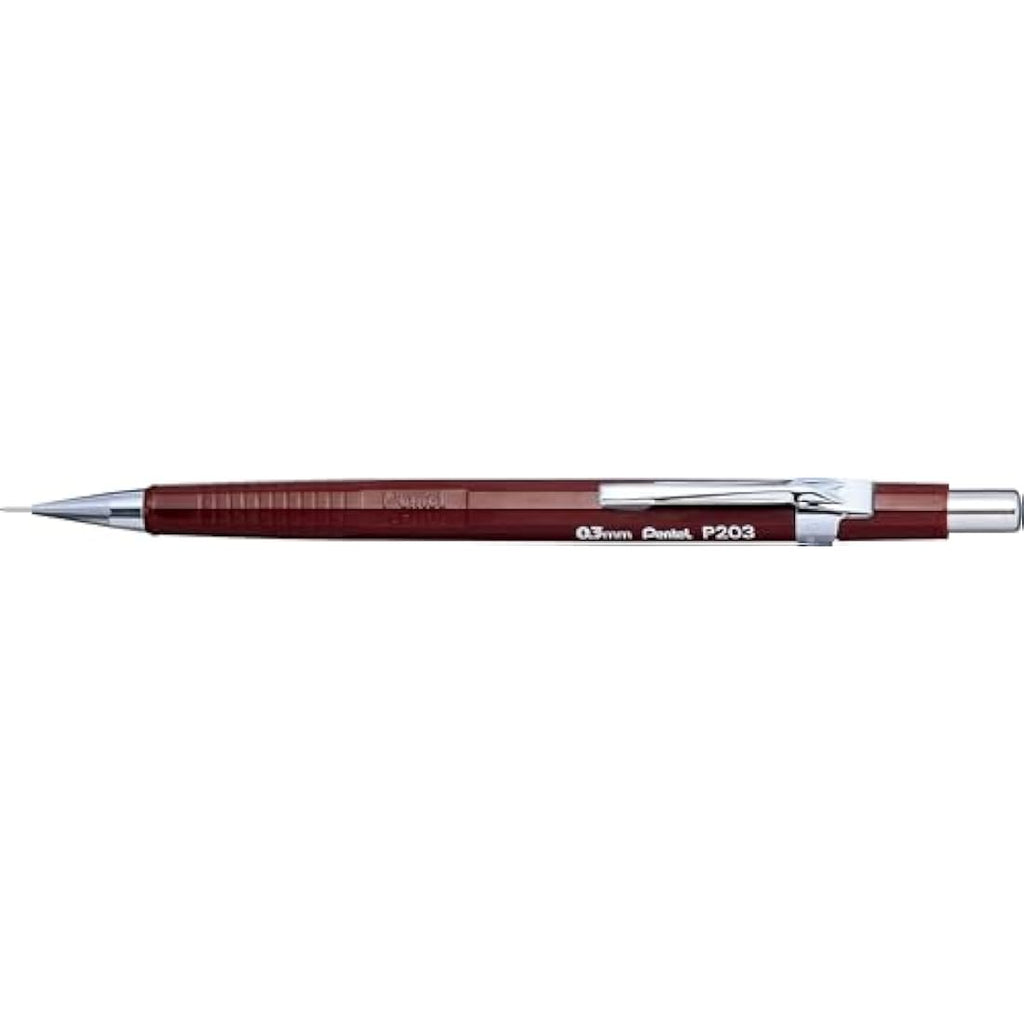 Pentel P203 Mechanical Drafting Pencil - 0.3mm Precision - Pack of 12