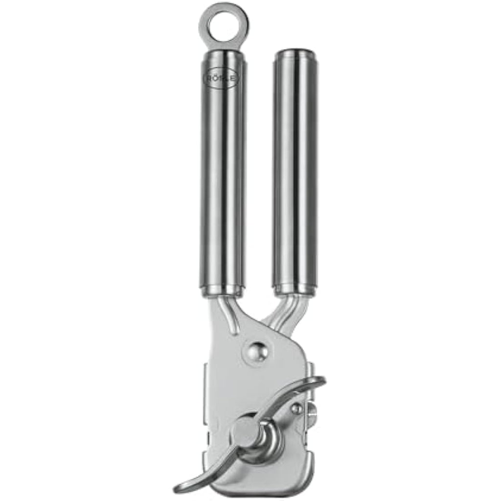 RÖSLE Stainless Steel Can Opener – Ergonomic Pliers Grip Tin Opener