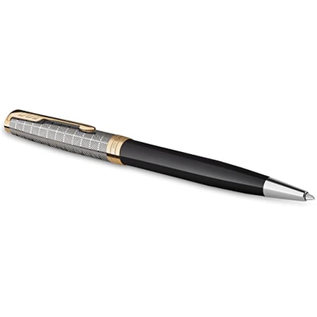 Parker Sonnet Ballpoint Pen – Black Gloss with Gold Trim, Medium Point