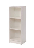 Timber Art Design UK 3 Tier Bookcase Medium Narrow Tall Shelf Rack Contemporary Organizer Display Shelving Unit for Modern Living Room, Office Space - image 1