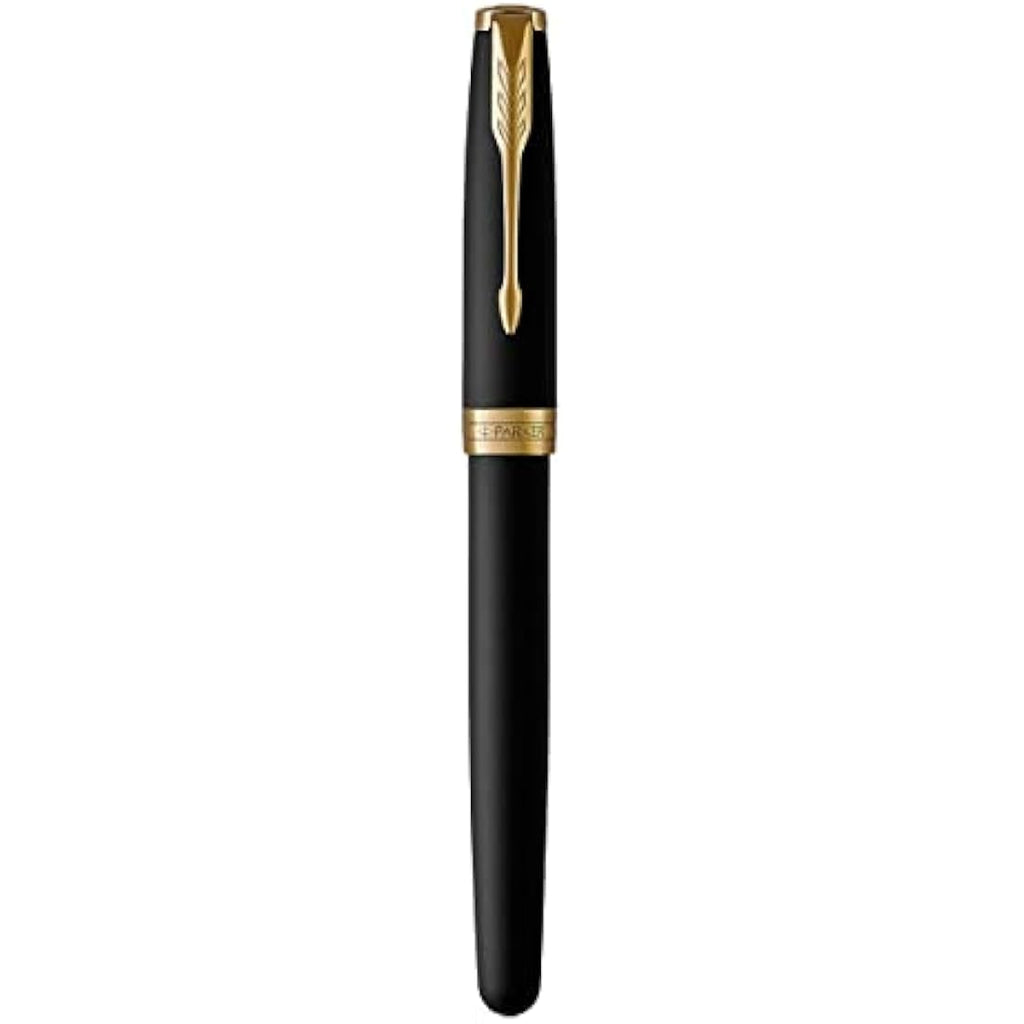 Parker Sonnet Rollerball Pen – Matte Black Lacquer with Gold Trim