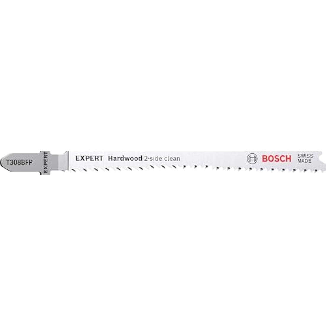 Bosch EXPERT T308BFP Jigsaw Blade for Hardwood – 117mm (5 Pack)