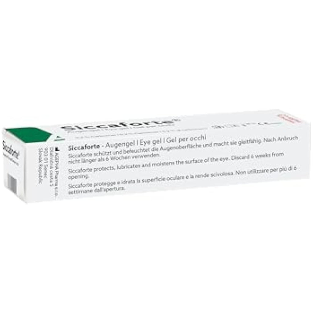 Siccaforte Carbomer Eye Gel – Moisturizing Relief for Dry Eyes (3 x 10g)