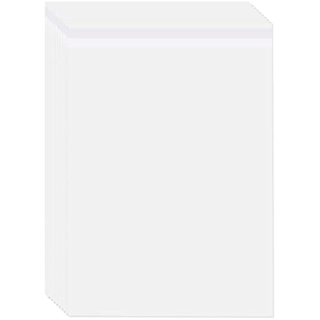 A3 Clear Cellophane Bags – 100 Pack Self-Sealing OPP Bags
