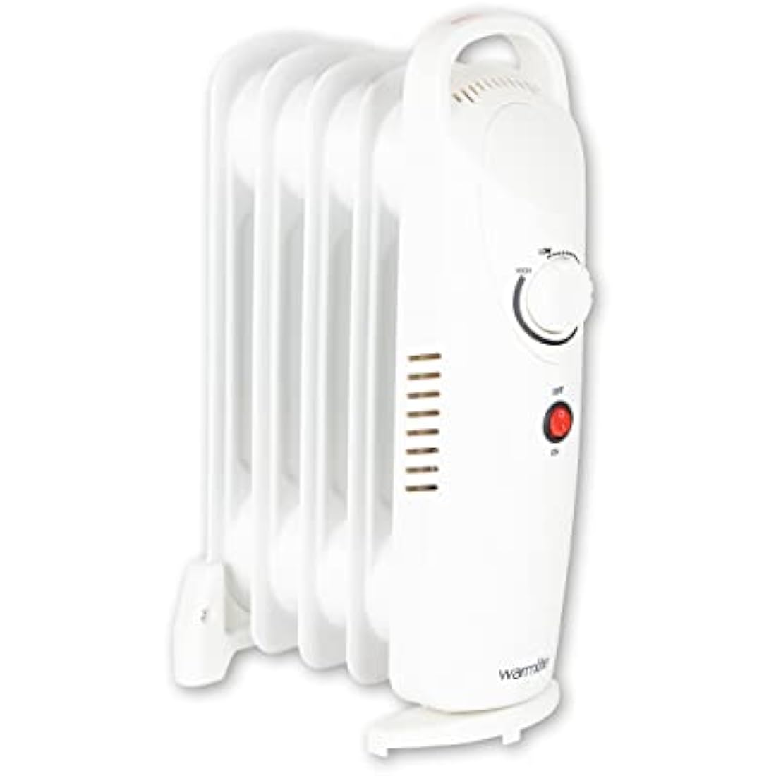 Warmlite 5 Fin Oil Filled Radiator - 650W Portable Electric Heater