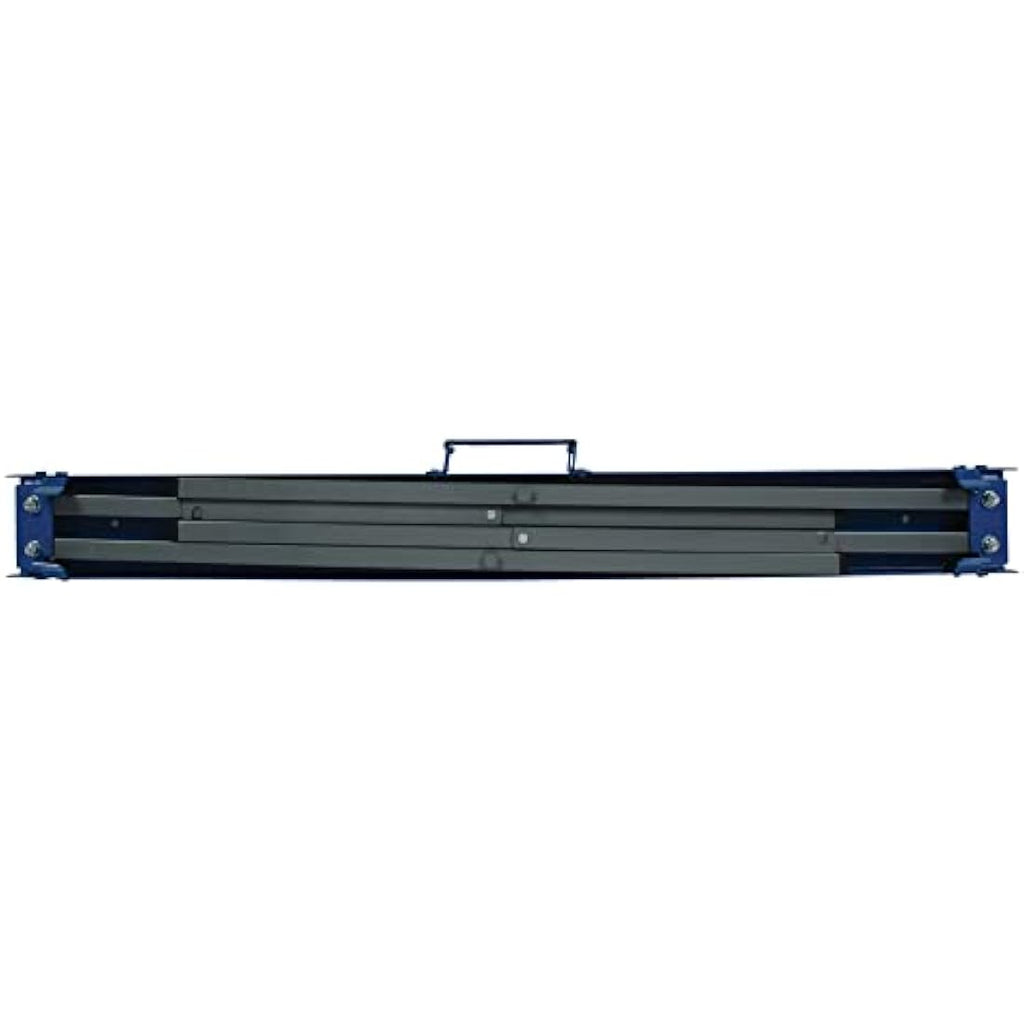 Silverline Metal Saw Horse Twin Pack – 125kg Folding Trestle, Blue