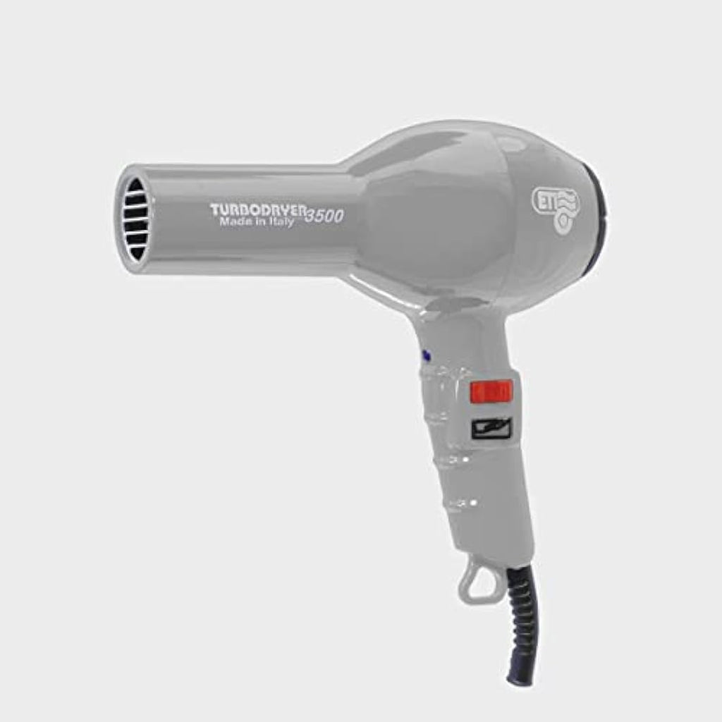 ETI Turbodryer 3500 Professional Salon Hair Dryer – 2000W Ceramic Grey