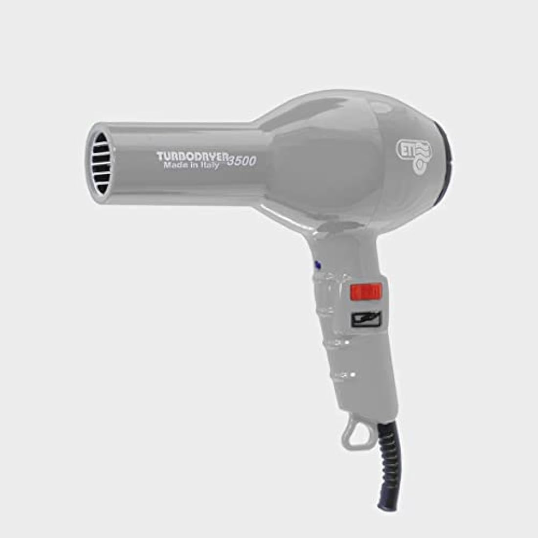 ETI Turbodryer 3500 Professional Salon Hair Dryer – 2000W Ceramic Grey