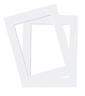 2-Pack Antique White Picture Mounts 30x40cm for 25x35cm