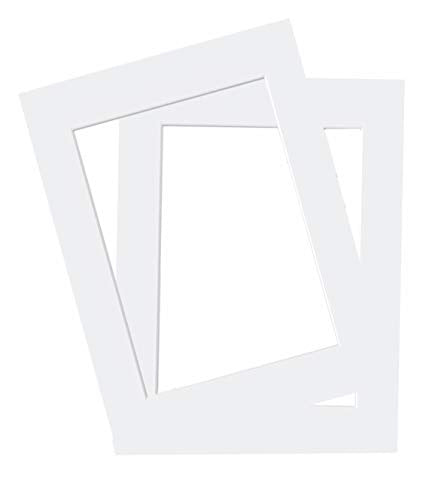 2-Pack Antique White Picture Mounts 30x40cm for 25x35cm
