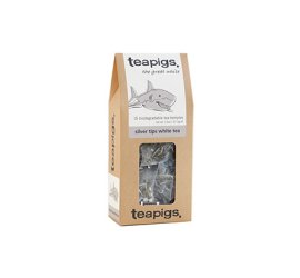 Tea Pigs Silver Tips White Tea – Fujian Loose Leaf Tea Bags (4 Pack)