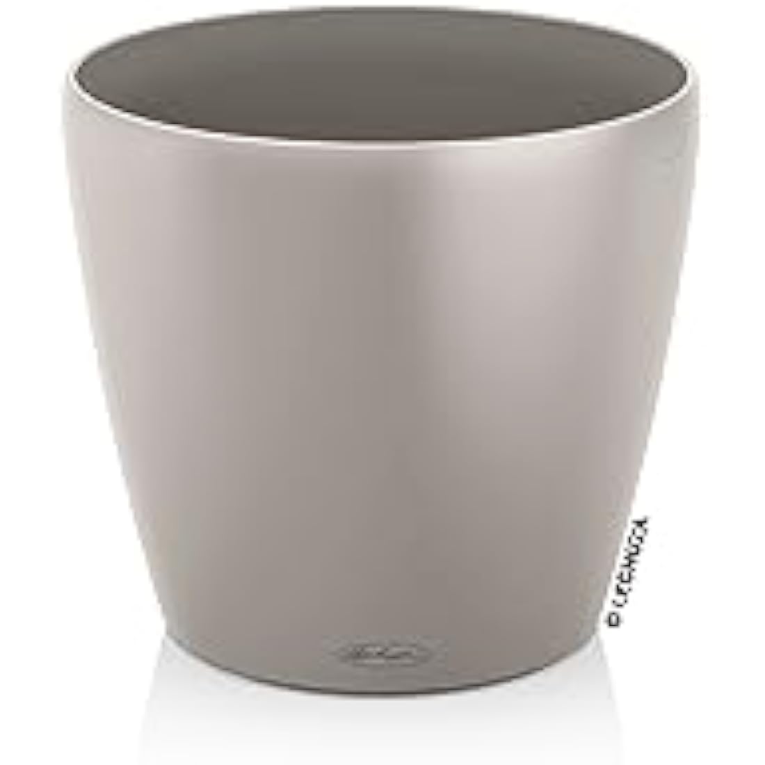 Lechuza CLASSICO Color 60 Self-Watering Planter | Sand Brown Poly-Resin