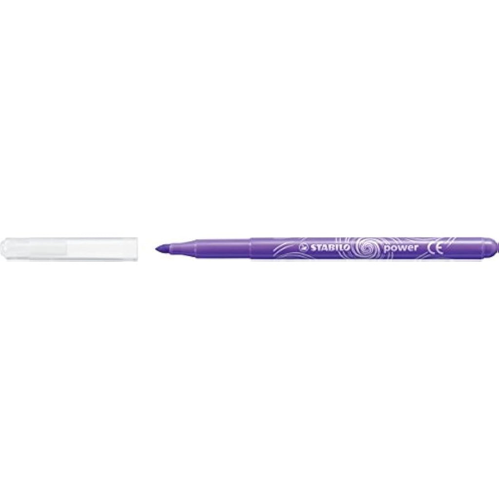 STABILO Power Fibre-Tip Pens – Washable Kids Markers – Classpack of 240