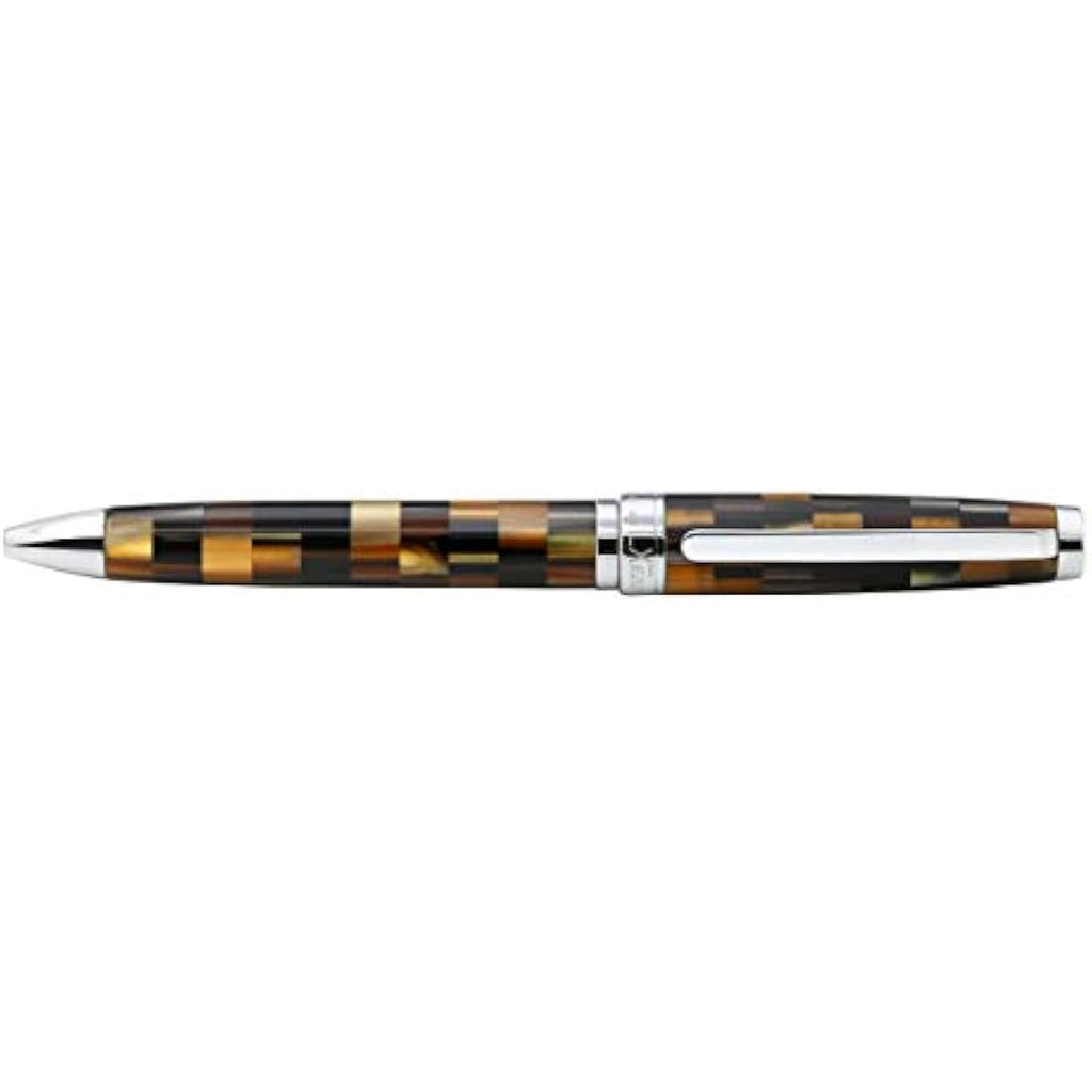 Xezo Urbanite Brown Retro Ballpoint Pen – Weighted Medium Writing Pen