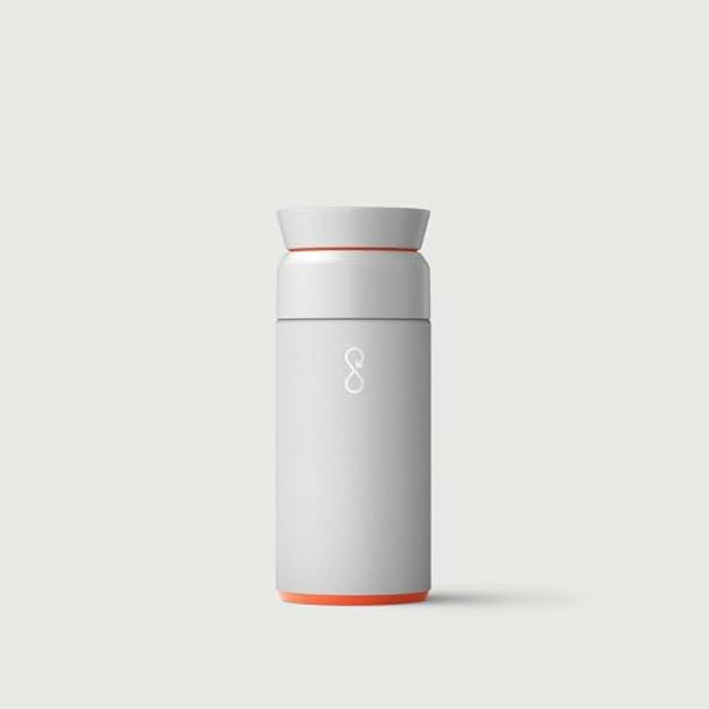 Ocean Bottle Brew Flask – 350ml Recycled Stainless Steel – Rock Grey