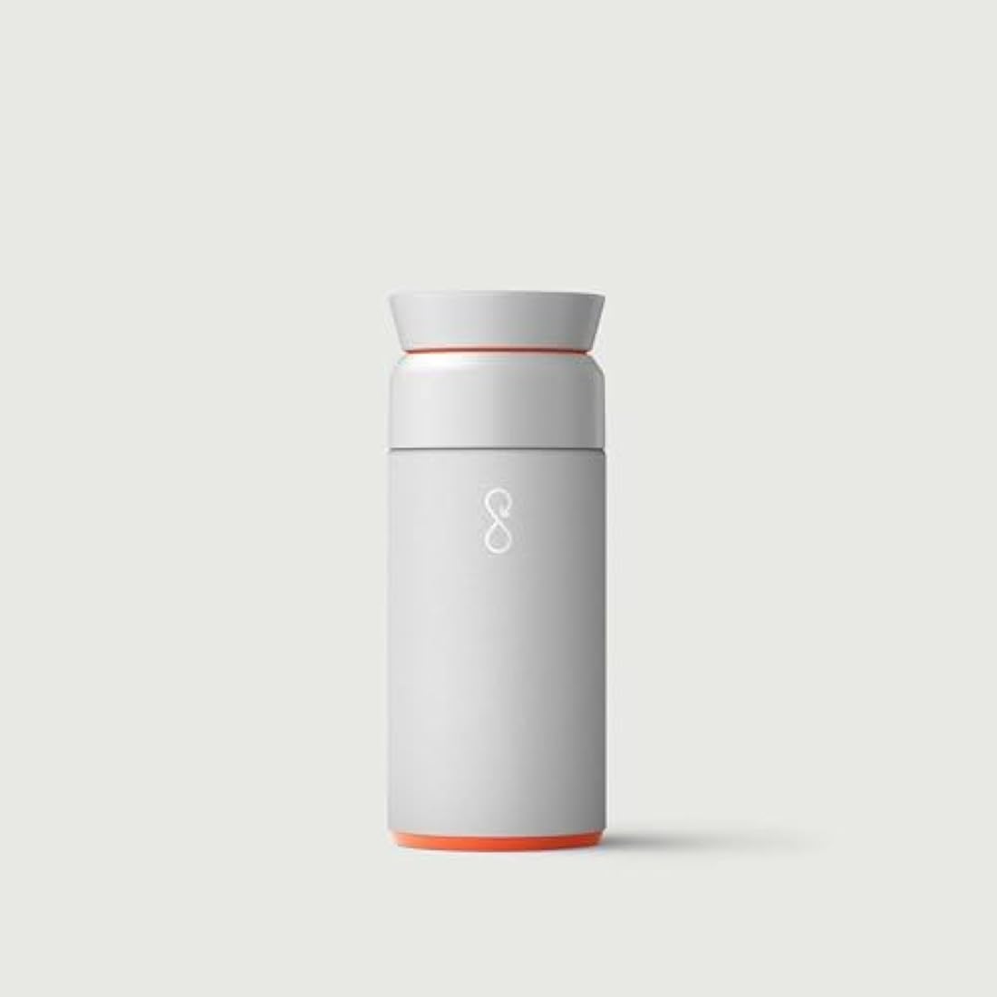 Ocean Bottle Brew Flask – 350ml Recycled Stainless Steel – Rock Grey