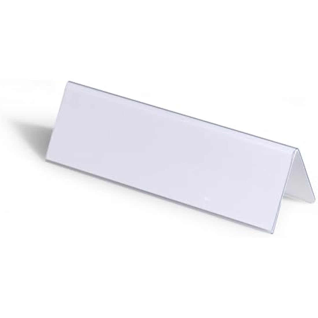 Durable Transparent Table Place Name Holders 61x210mm - Pack of 25