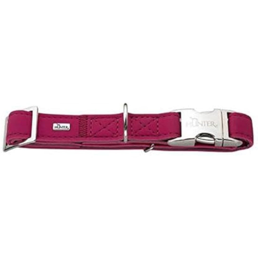 Hunter Softie Alu-Strong Dog Collar – Pink Nubuck Style – 40-55 cm
