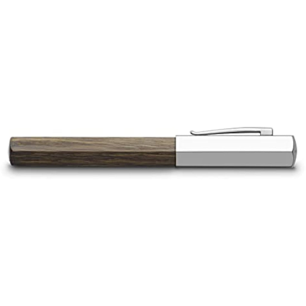 Faber-Castell Ondoro Fountain Pen – Smoked Brown, Broad Nib (B)