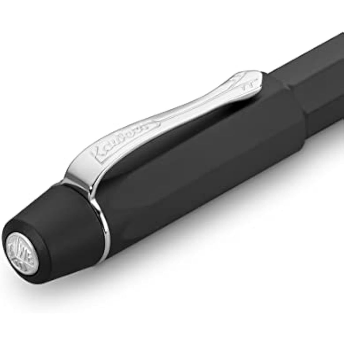 Kaweco Original Fountain Pen – Black Chrome Aluminium, Fine Nib