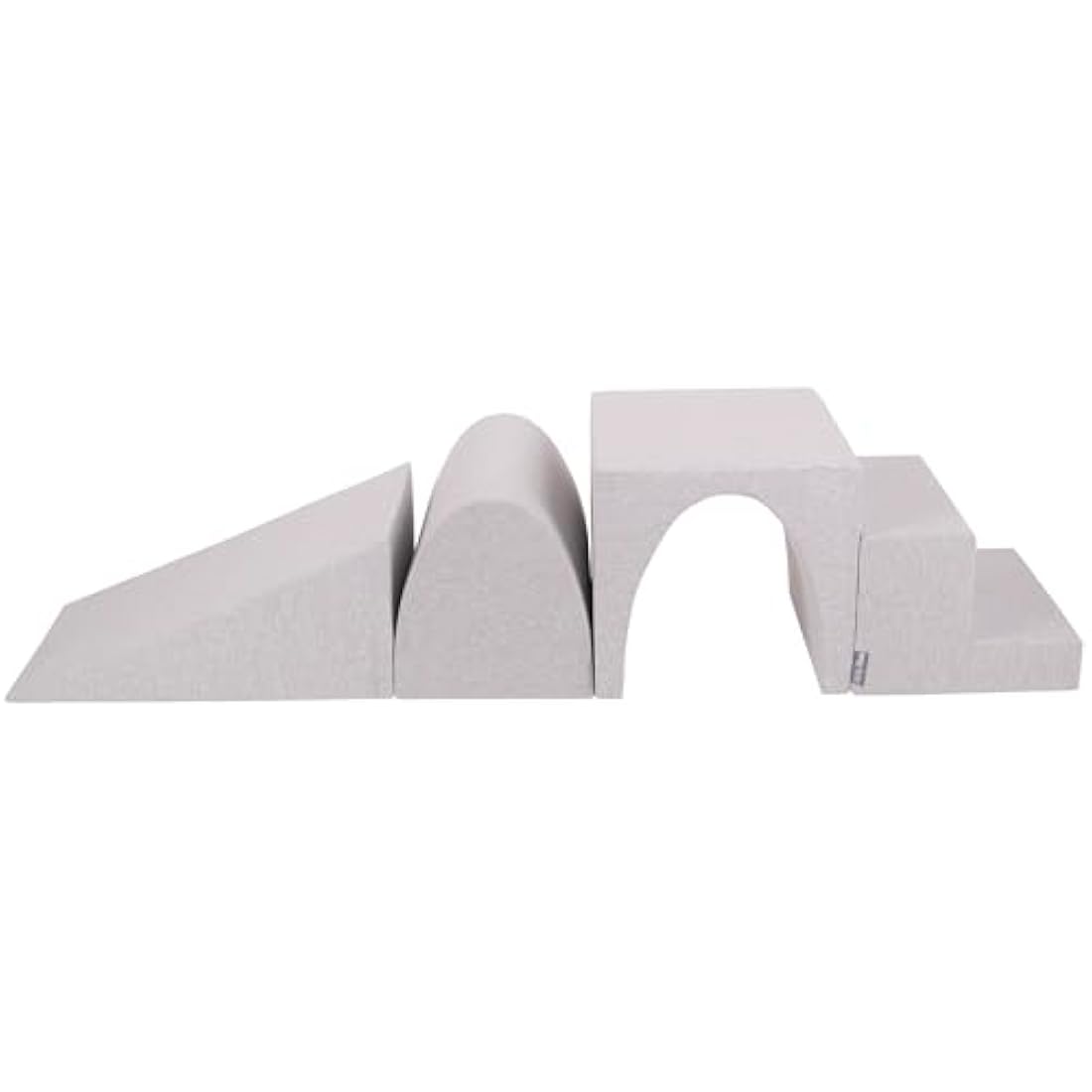 KiddyMoon Foam Playground Set – Light Grey Indoor Soft Play Gym