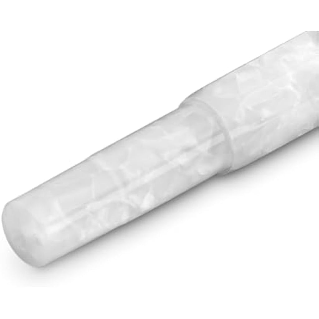 Kaweco Art Sport Fountain Pen – Mineral White Acrylic – Broad Nib