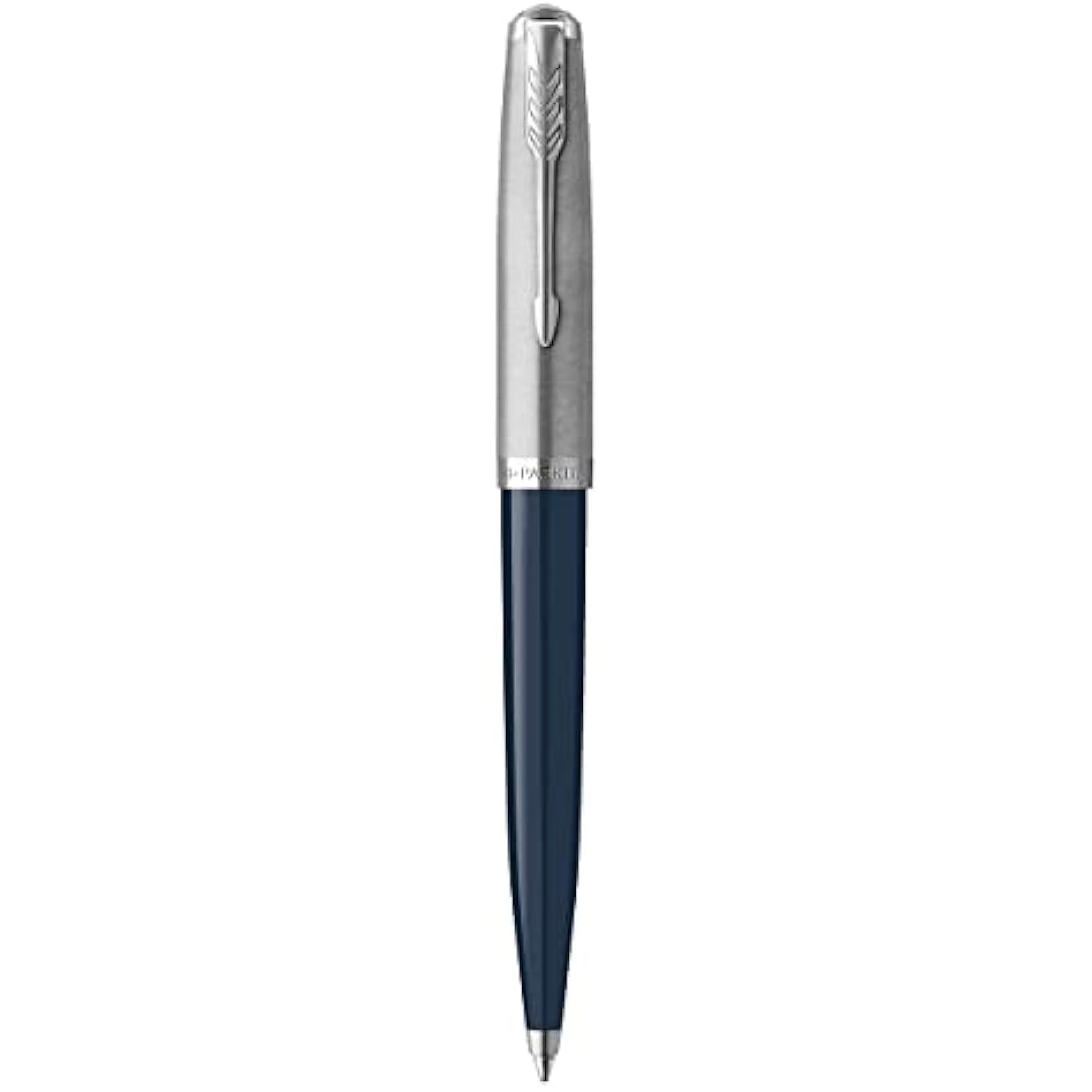Parker 51 Ballpoint Pen – Midnight Blue with Chrome Trim, Medium Point