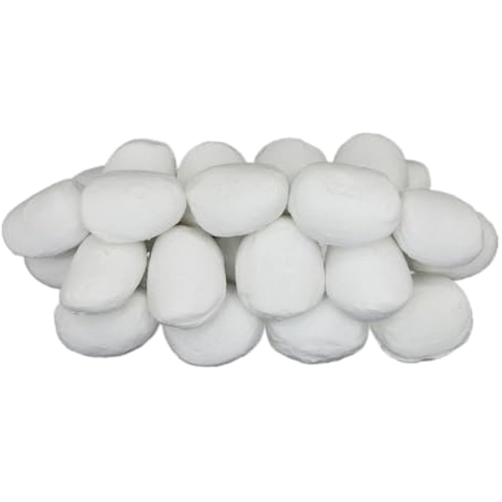 The Stove Wizard 20 Ceramic Coal Pebbles for Gas & Electric Fires