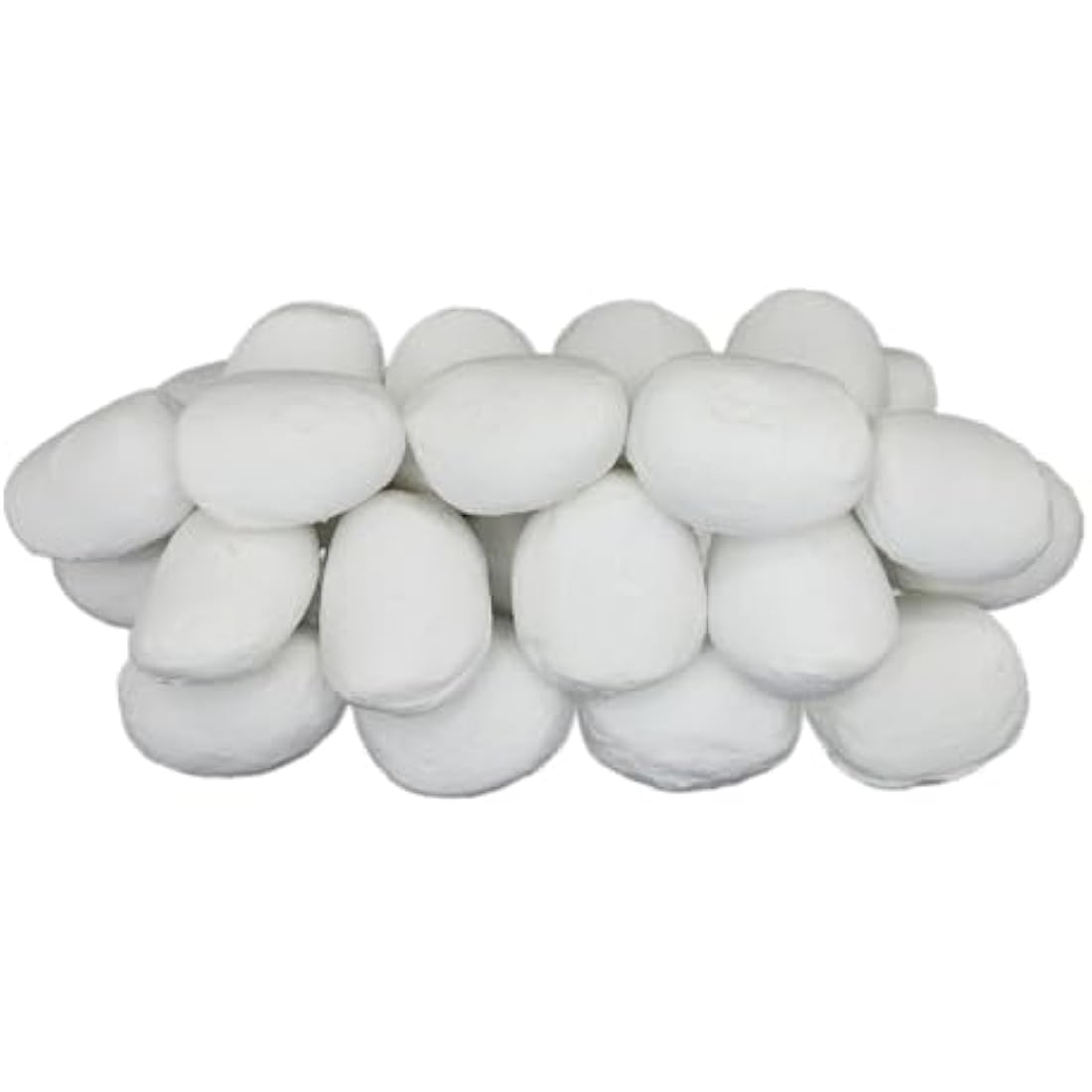 The Stove Wizard 20 Ceramic Coal Pebbles for Gas & Electric Fires