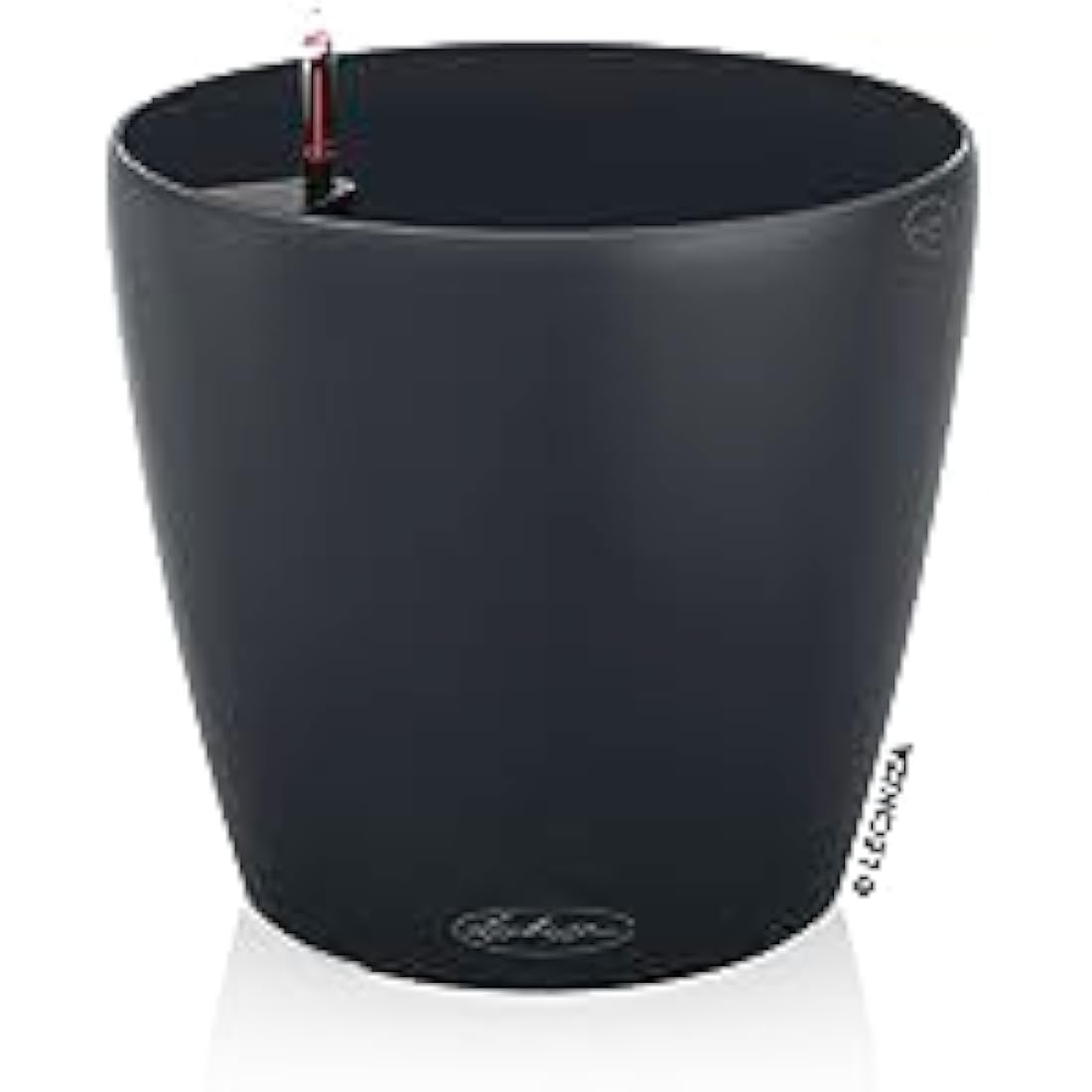 Lechuza CLASSICO Color 60 Self-Watering Planter | Large Slate Poly-Resin