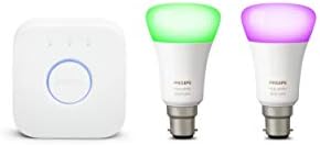 Philips Hue White & Colour Ambiance Mini Starter Kit | B22 Smart LED Bulbs