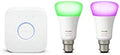 Philips Hue White & Colour Ambiance Mini Starter Kit | B22 Smart LED Bulbs