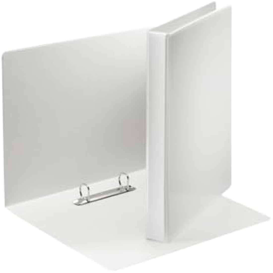 Esselte Leitz A4 Presentation Binder – White Leather Style 4cm D-Ring