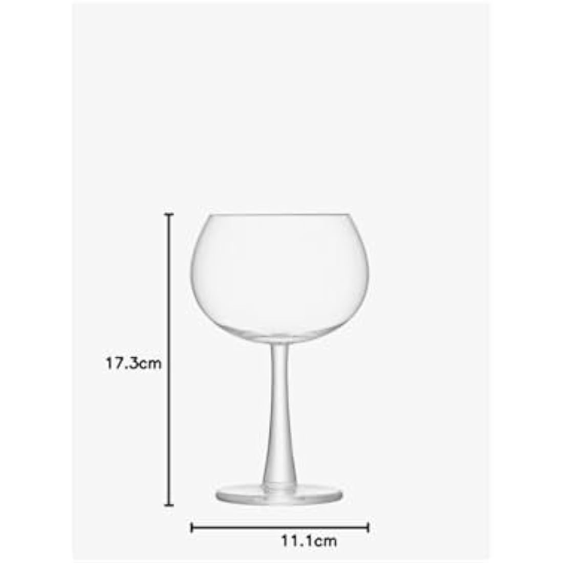 LSA International Gin Balloon Glasses - Set of 2 Mouthblown Glass