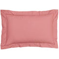 Sleepdown 100% Pure Cotton Oxford Pillowcases - Dark Rose - 2 Pack