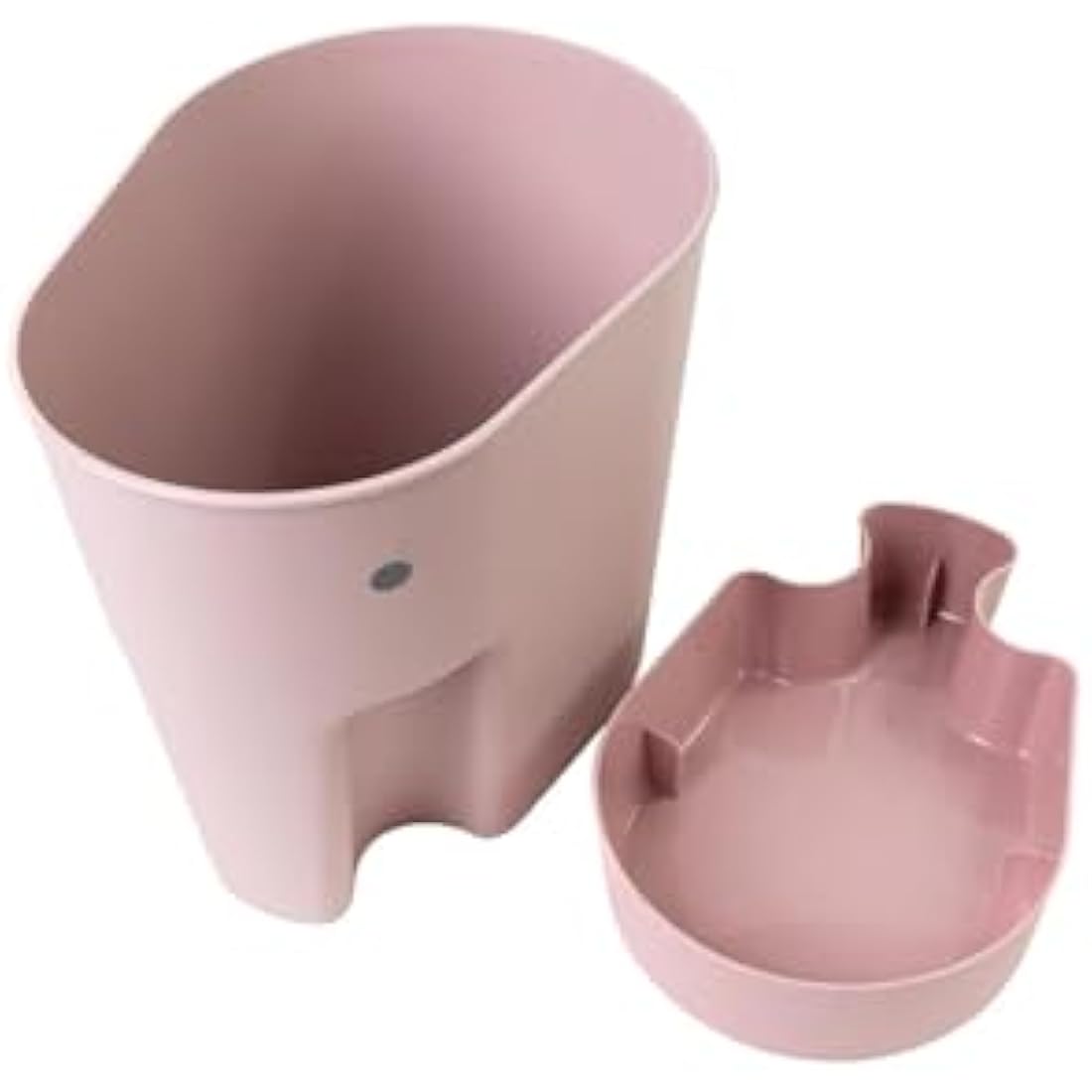 Shnuggle Ellie Bath Toy Storage Scoop – Recycled Plastic Caddy in Blush
