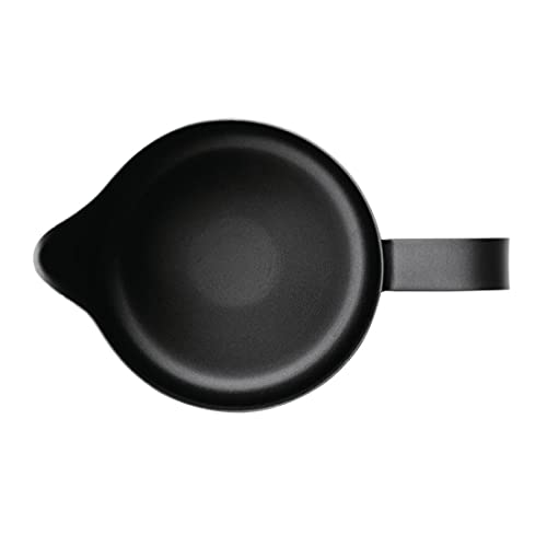 Olympia Black Non-Stick Milk Frothing Jug – 900ml Stainless Steel Pitcher